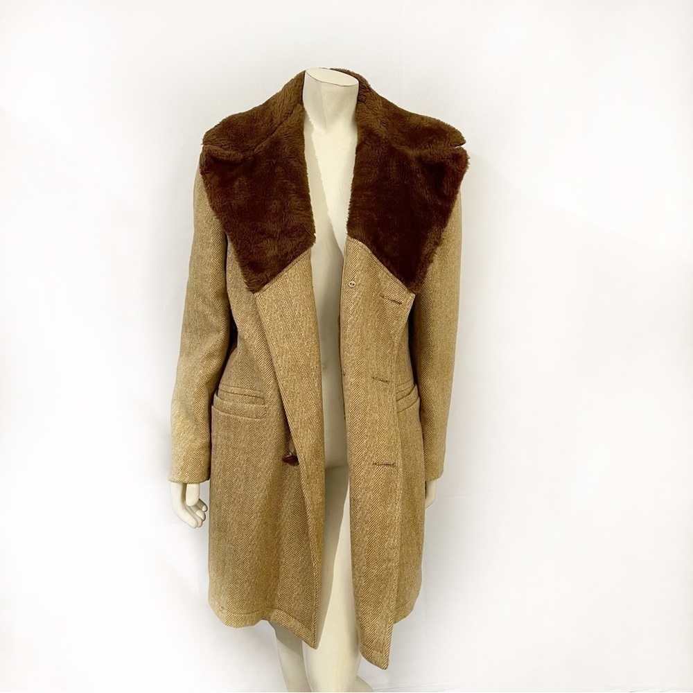 Vintage Woolrich Faux Fur Coat Size 40